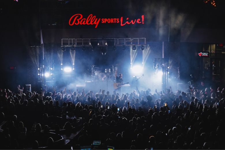 Dylan Scott performs during Hot Country Nights at Bally Sports Live!
