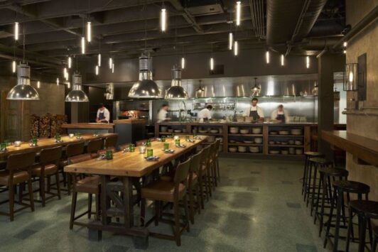 Located at The Cheshire, Basso is a sleek basement pub with an Italian accent and a playful attitude.