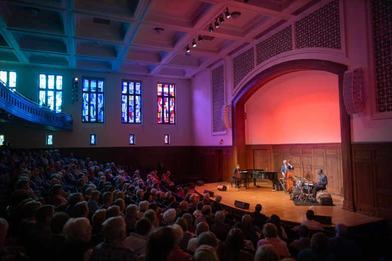 The Sheldon concert hall hosts more than 350 events every year.