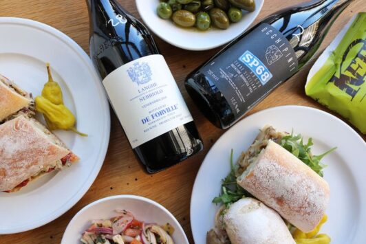 Pastaria Deli & Wine offers fresh sandwiches, salads and pantry staples such as wine and pasta.