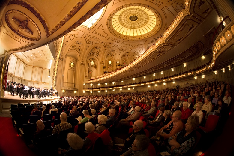 Powell Hall is home to the St. Louis Symphony Orchestra.